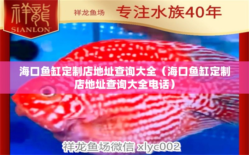 海口魚缸定制店地址查詢大全（?？隰~缸定制店地址查詢大全電話） 印尼三紋虎