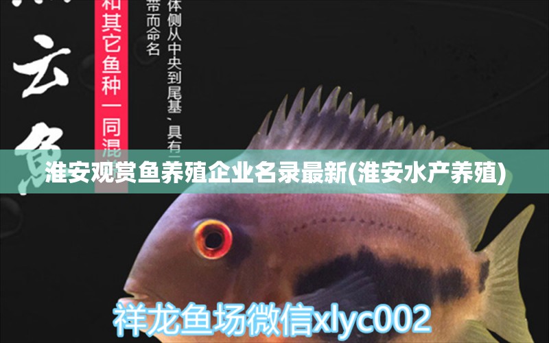 淮安觀賞魚養(yǎng)殖企業(yè)名錄最新(淮安水產(chǎn)養(yǎng)殖) 養(yǎng)魚知識