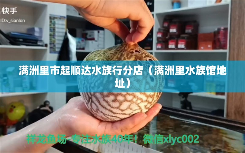 滿(mǎn)洲里市起順達(dá)水族行分店（滿(mǎn)洲里水族館地址） 全國(guó)水族館企業(yè)名錄