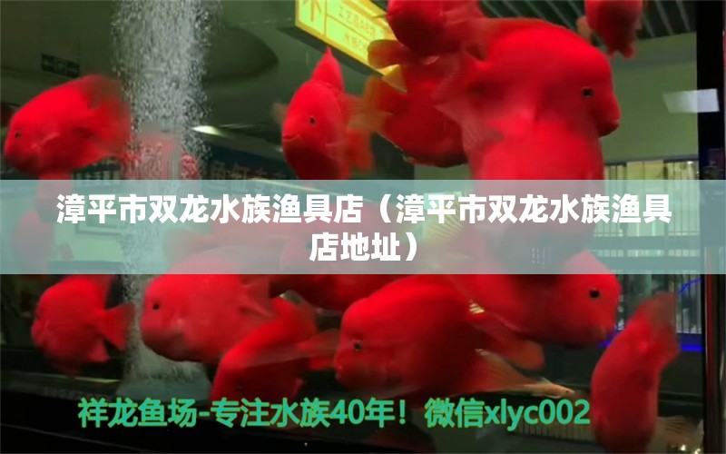 漳平市雙龍水族漁具店（漳平市雙龍水族漁具店地址） 全國水族館企業(yè)名錄