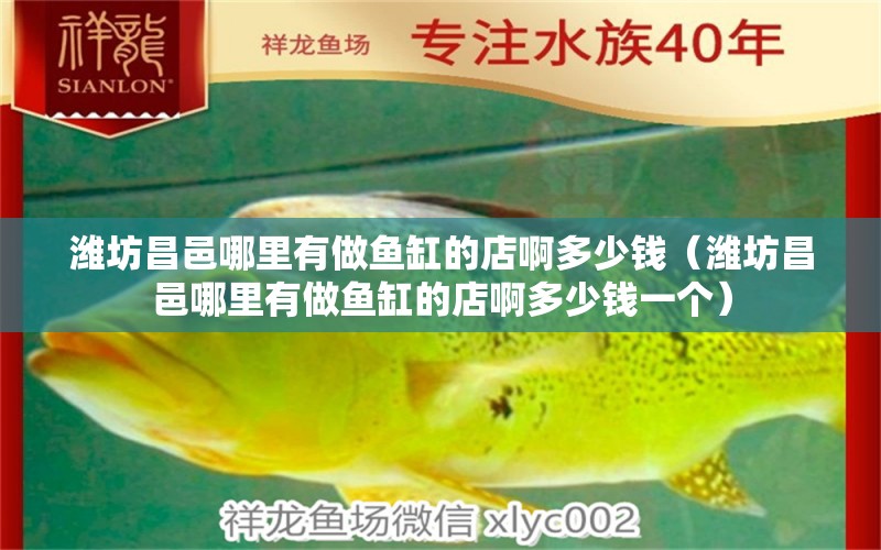 濰坊昌邑哪里有做魚缸的店啊多少錢（濰坊昌邑哪里有做魚缸的店啊多少錢一個(gè)）