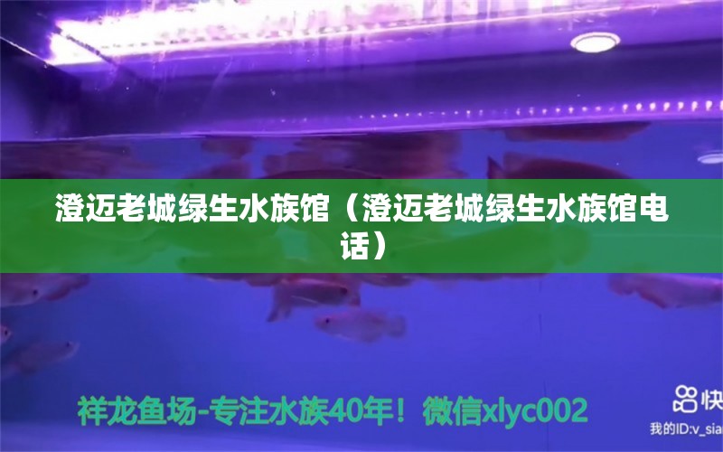 澄邁老城綠生水族館（澄邁老城綠生水族館電話） 全國水族館企業(yè)名錄