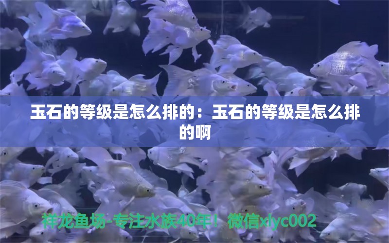 玉石的等級是怎么排的：玉石的等級是怎么排的啊 文玩