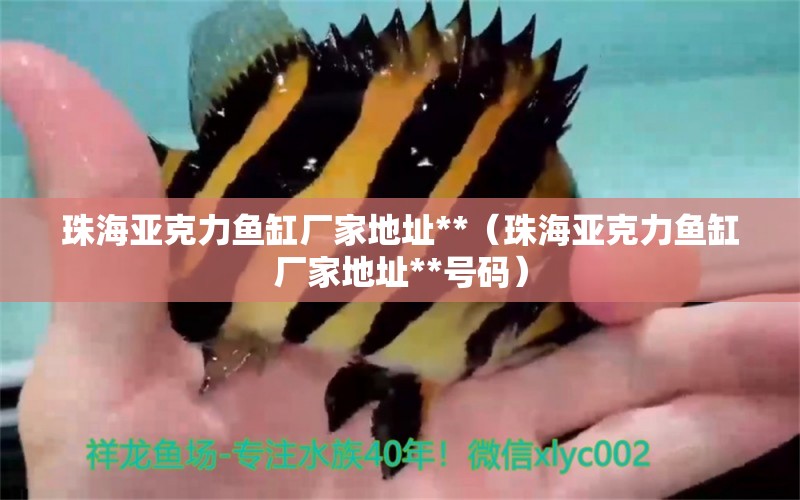 珠海亞克力魚缸廠家地址**（珠海亞克力魚缸廠家地址**號碼） 金龍魚糧