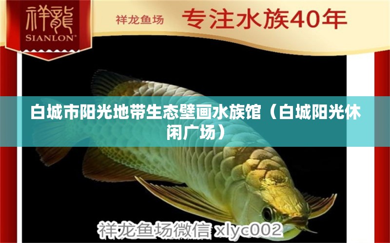 白城市陽(yáng)光地帶生態(tài)壁畫(huà)水族館（白城陽(yáng)光休閑廣場(chǎng)）