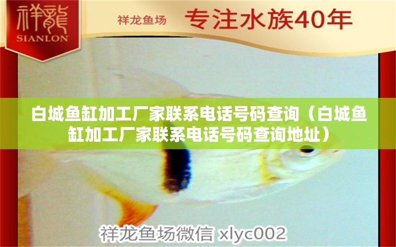 白城魚缸加工廠家聯(lián)系電話號碼查詢（白城魚缸加工廠家聯(lián)系電話號碼查詢地址）