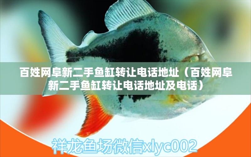 百姓網(wǎng)阜新二手魚缸轉(zhuǎn)讓電話地址（百姓網(wǎng)阜新二手魚缸轉(zhuǎn)讓電話地址及電話）