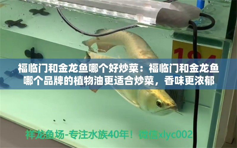 福臨門(mén)和金龍魚(yú)哪個(gè)好炒菜：福臨門(mén)和金龍魚(yú)哪個(gè)品牌的植物油更適合炒菜，香味更濃郁 水族問(wèn)答 第2張