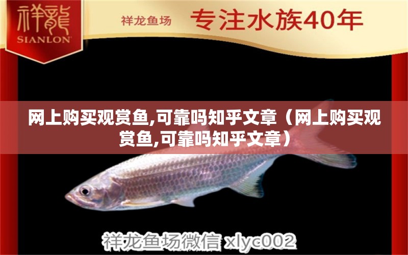 網(wǎng)上購買觀賞魚,可靠嗎知乎文章（網(wǎng)上購買觀賞魚,可靠嗎知乎文章） 網(wǎng)上購買觀賞魚