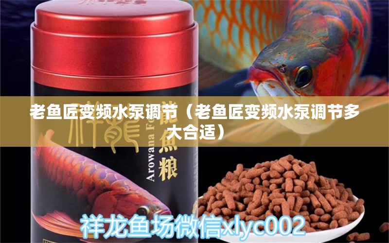 老魚匠變頻水泵調(diào)節(jié)（老魚匠變頻水泵調(diào)節(jié)多大合適）