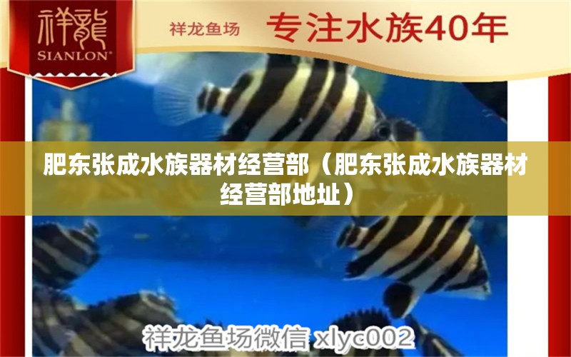 肥東張成水族器材經(jīng)營部（肥東張成水族器材經(jīng)營部地址）