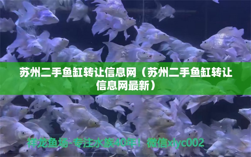 蘇州二手魚缸轉(zhuǎn)讓信息網(wǎng)（蘇州二手魚缸轉(zhuǎn)讓信息網(wǎng)最新） 其他益生菌