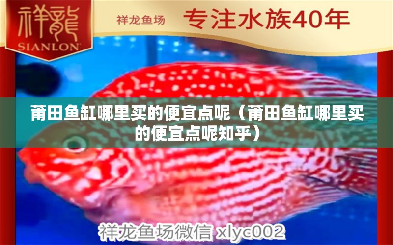 莆田魚缸哪里買的便宜點呢（莆田魚缸哪里買的便宜點呢知乎） 祥龍水族護理水