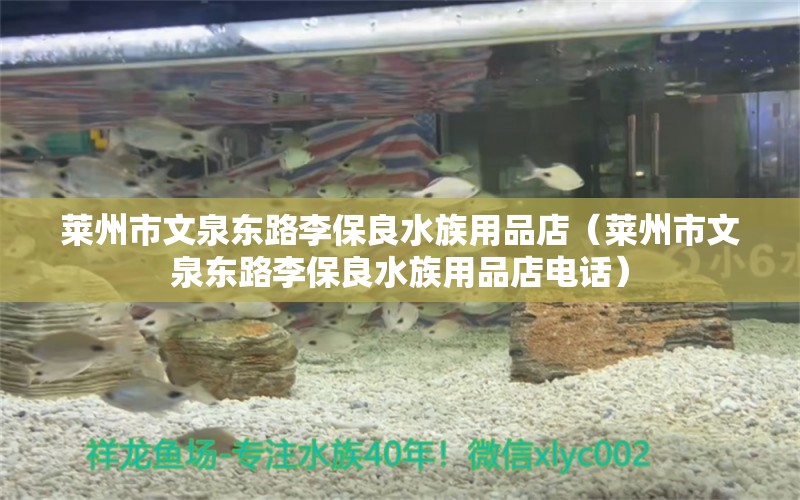 萊州市文泉東路李保良水族用品店（萊州市文泉東路李保良水族用品店電話） 水族用品