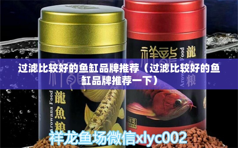 過濾比較好的魚缸品牌推薦（過濾比較好的魚缸品牌推薦一下） 祥龍魚場(chǎng)