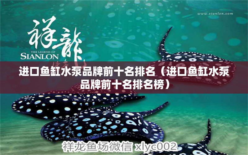 進(jìn)口魚缸水泵品牌前十名排名（進(jìn)口魚缸水泵品牌前十名排名榜）