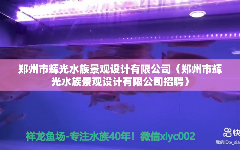 鄭州市輝光水族景觀設(shè)計(jì)有限公司（鄭州市輝光水族景觀設(shè)計(jì)有限公司招聘）