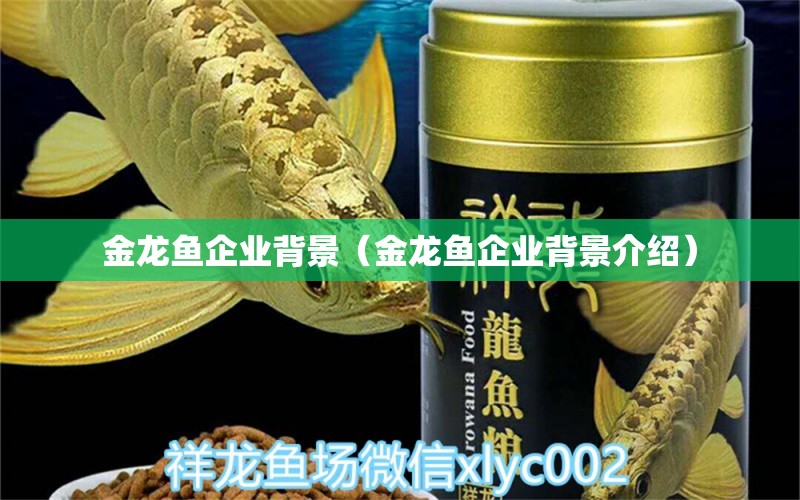 金龍魚企業(yè)背景（金龍魚企業(yè)背景介紹）