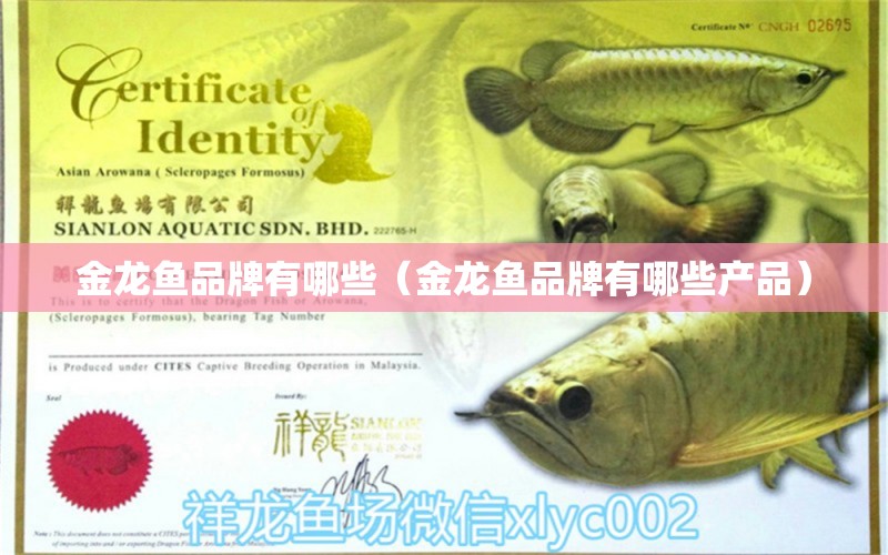 金龍魚品牌有哪些（金龍魚品牌有哪些產(chǎn)品）