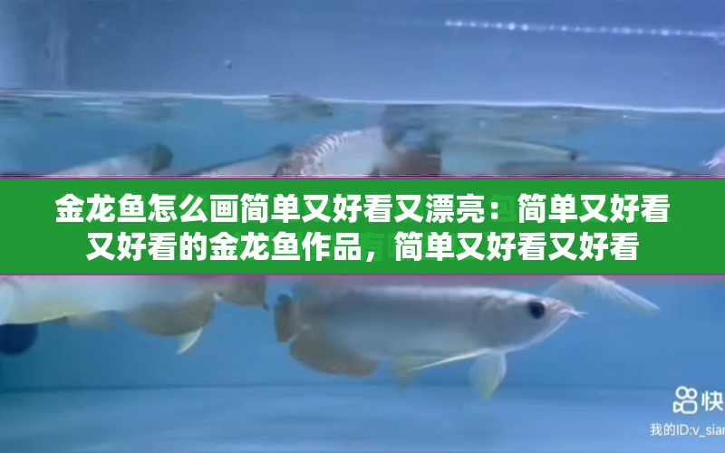 金龍魚怎么畫簡單又好看又漂亮：簡單又好看又好看的金龍魚作品，簡單又好看又好看 水族問答