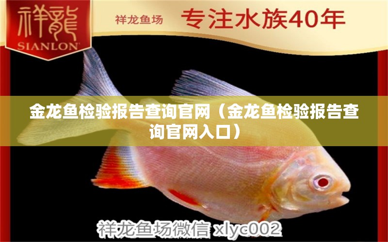 金龍魚檢驗(yàn)報(bào)告查詢官網(wǎng)（金龍魚檢驗(yàn)報(bào)告查詢官網(wǎng)入口） 觀賞魚市場(chǎng)（混養(yǎng)魚）