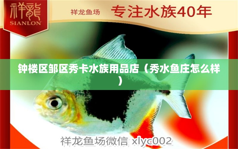 鐘樓區(qū)鄒區(qū)秀卡水族用品店（秀水魚莊怎么樣） 水族用品