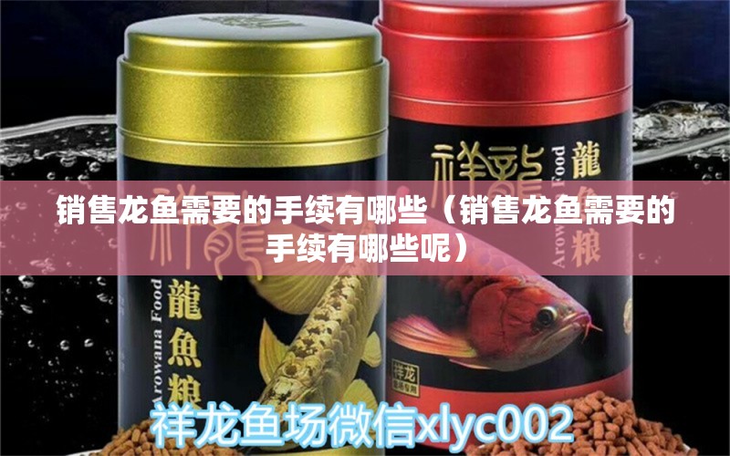 銷售龍魚需要的手續(xù)有哪些（銷售龍魚需要的手續(xù)有哪些呢）