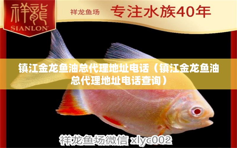 鎮(zhèn)江金龍魚油總代理地址電話（鎮(zhèn)江金龍魚油總代理地址電話查詢） 大白鯊魚