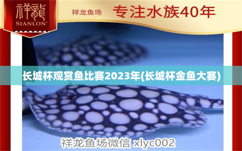 長城杯觀賞魚比賽2023年(長城杯金魚大賽) 2024第28屆中國國際寵物水族展覽會CIPS（長城寵物展2024 CIPS） 第1張