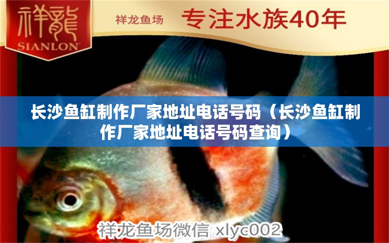 長沙魚缸制作廠家地址電話號碼（長沙魚缸制作廠家地址電話號碼查詢）