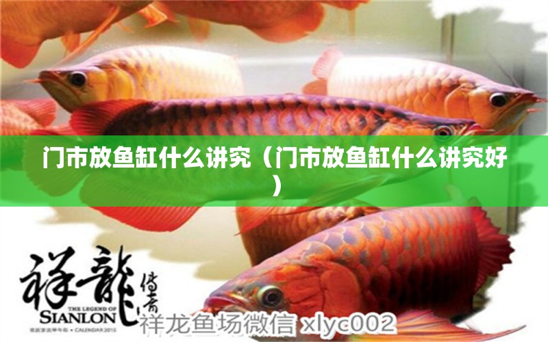 門(mén)市放魚(yú)缸什么講究（門(mén)市放魚(yú)缸什么講究好） 紅勾銀版魚(yú)