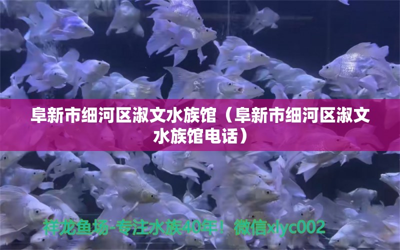 阜新市細河區(qū)淑文水族館（阜新市細河區(qū)淑文水族館電話） 全國水族館企業(yè)名錄