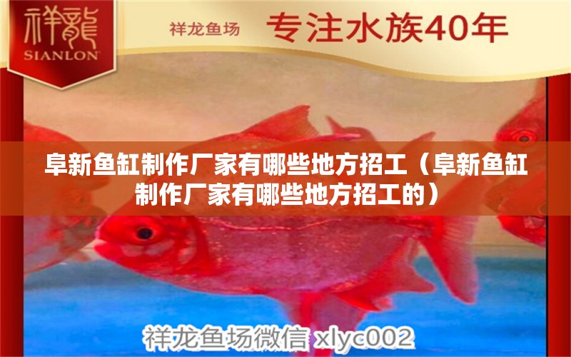 阜新魚缸制作廠家有哪些地方招工（阜新魚缸制作廠家有哪些地方招工的）