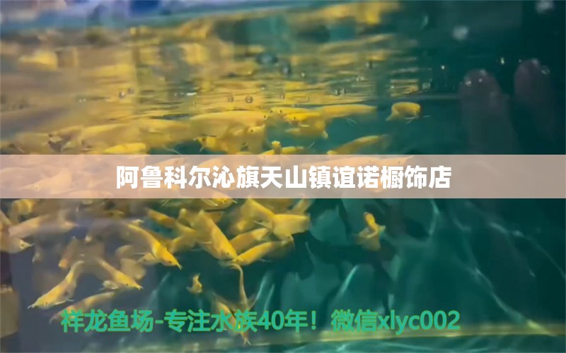 阿魯科爾沁旗天山鎮(zhèn)誼諾櫥飾店 全國水族館企業(yè)名錄