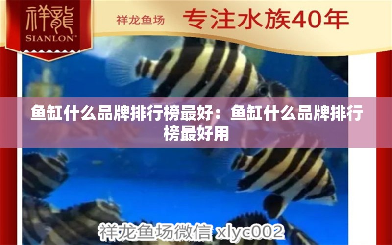 魚缸什么品牌排行榜最好：魚缸什么品牌排行榜最好用 廣州龍魚批發(fā)市場