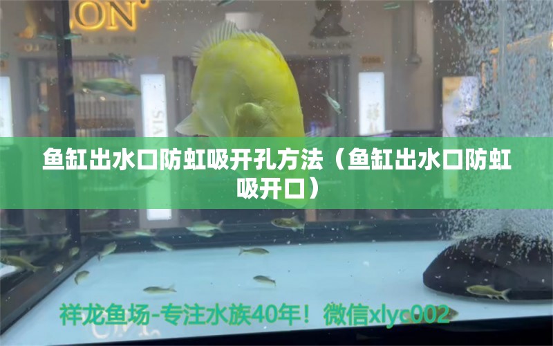 魚缸出水口防虹吸開孔方法（魚缸出水口防虹吸開口）