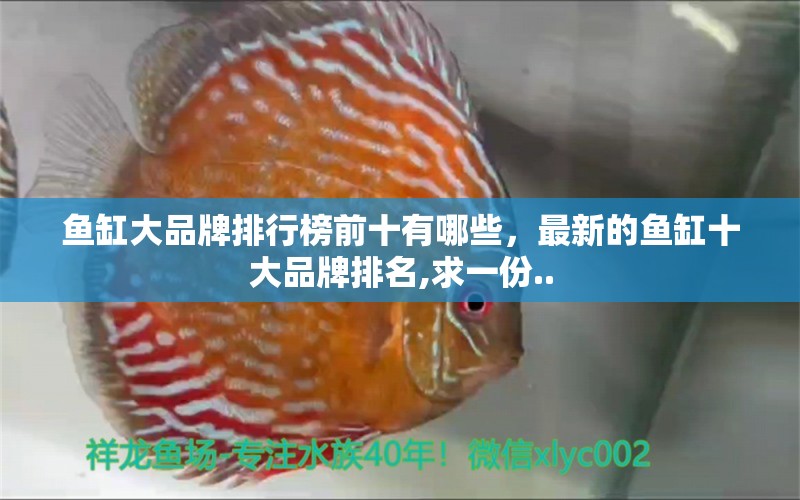 魚缸大品牌排行榜前十有哪些，最新的魚缸十大品牌排名,求一份..