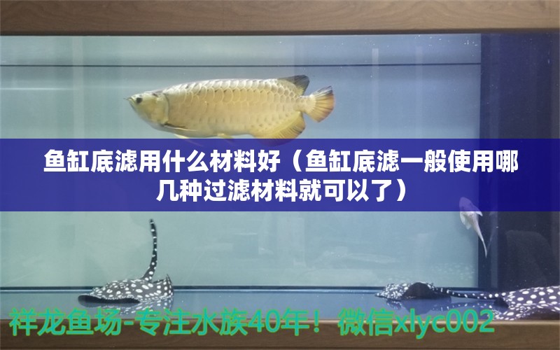 魚缸底濾用什么材料好（魚缸底濾一般使用哪幾種過濾材料就可以了）