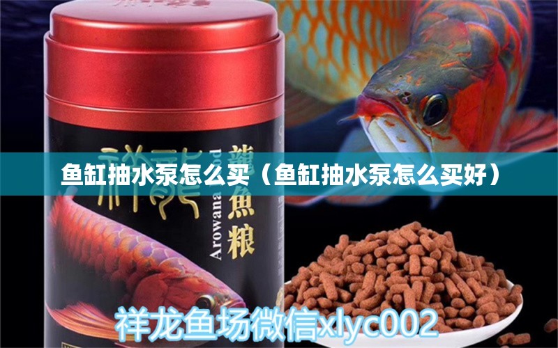 魚缸抽水泵怎么買（魚缸抽水泵怎么買好）