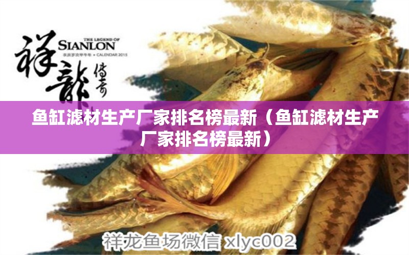 魚(yú)缸濾材生產(chǎn)廠家排名榜最新（魚(yú)缸濾材生產(chǎn)廠家排名榜最新）