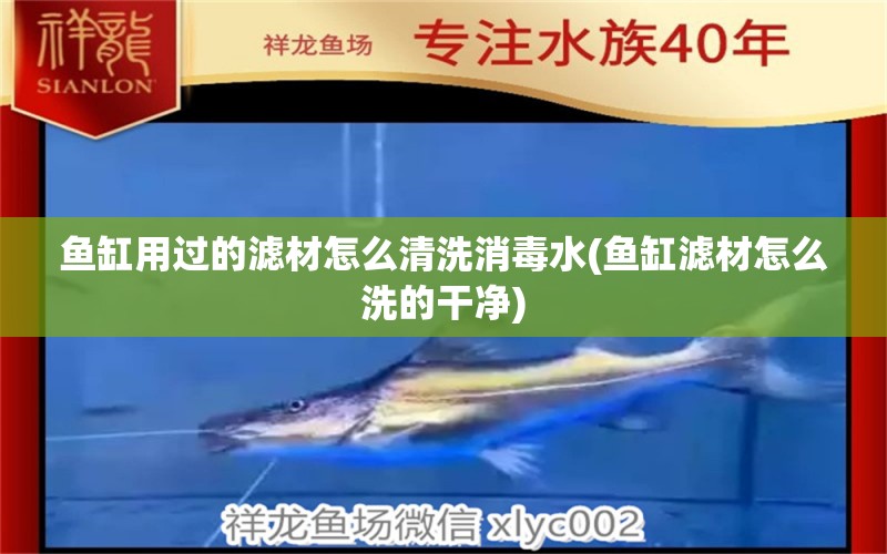 魚缸用過(guò)的濾材怎么清洗消毒水(魚缸濾材怎么洗的干凈) 硝化細(xì)菌