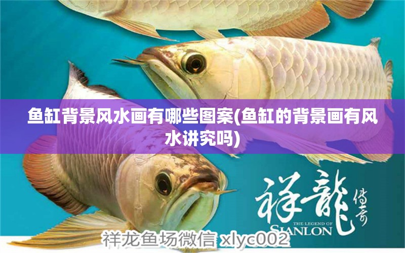 魚缸背景風(fēng)水畫有哪些圖案(魚缸的背景畫有風(fēng)水講究嗎) 魚缸風(fēng)水