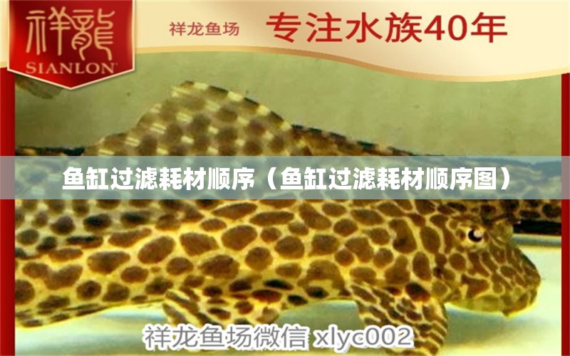 魚缸過(guò)濾耗材順序（魚缸過(guò)濾耗材順序圖） 祥龍水族醫(yī)院