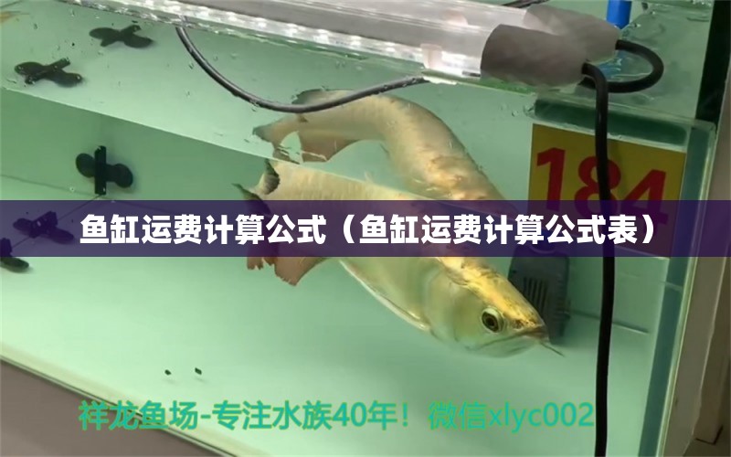 魚缸運費計算公式（魚缸運費計算公式表）