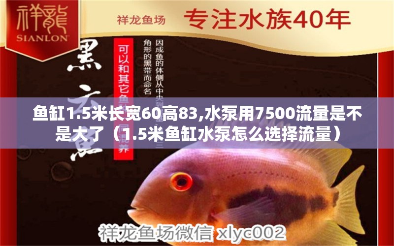 魚缸1.5米長寬60高83,水泵用7500流量是不是大了（1.5米魚缸水泵怎么選擇流量）