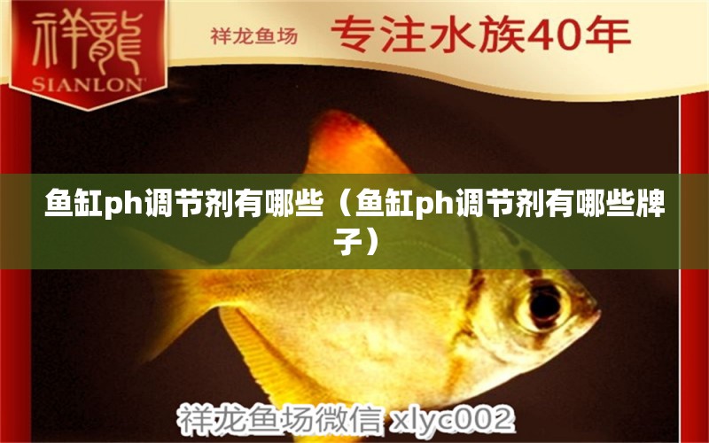 魚缸ph調(diào)節(jié)劑有哪些（魚缸ph調(diào)節(jié)劑有哪些牌子） 廣州觀賞魚批發(fā)市場(chǎng)