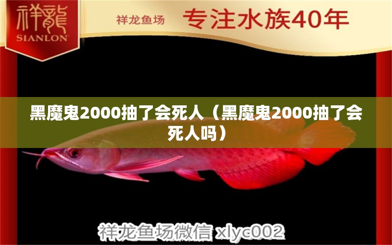 黑魔鬼2000抽了會死人（黑魔鬼2000抽了會死人嗎）