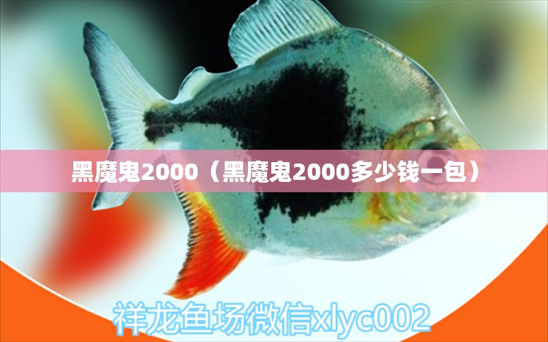 黑魔鬼2000（黑魔鬼2000多少錢一包）