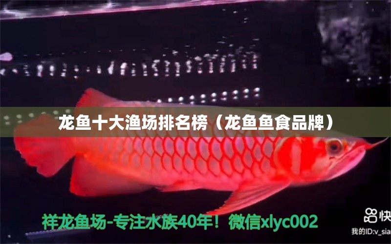 龍魚十大漁場排名榜（龍魚魚食品牌）