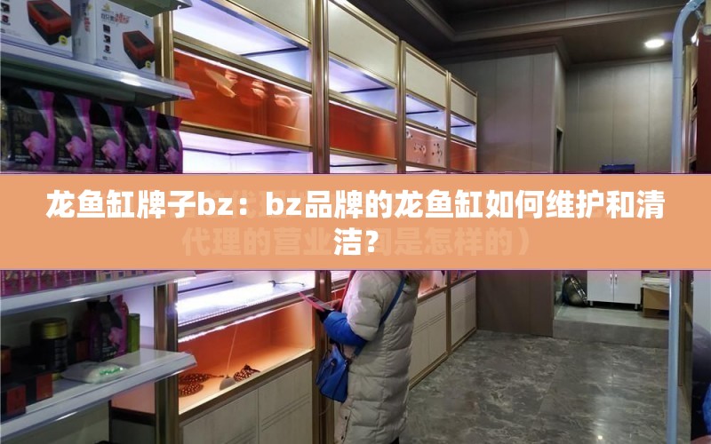 龍魚缸牌子bz：bz品牌的龍魚缸如何維護和清潔？ 水族問答 第1張